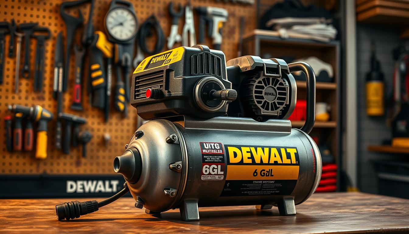 dewalt 6 gallon air compressor