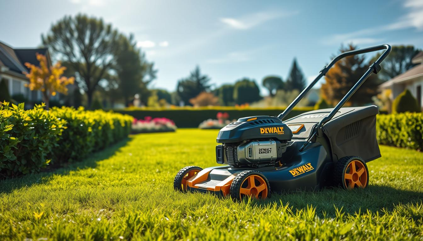 dewalt gas lawn mower