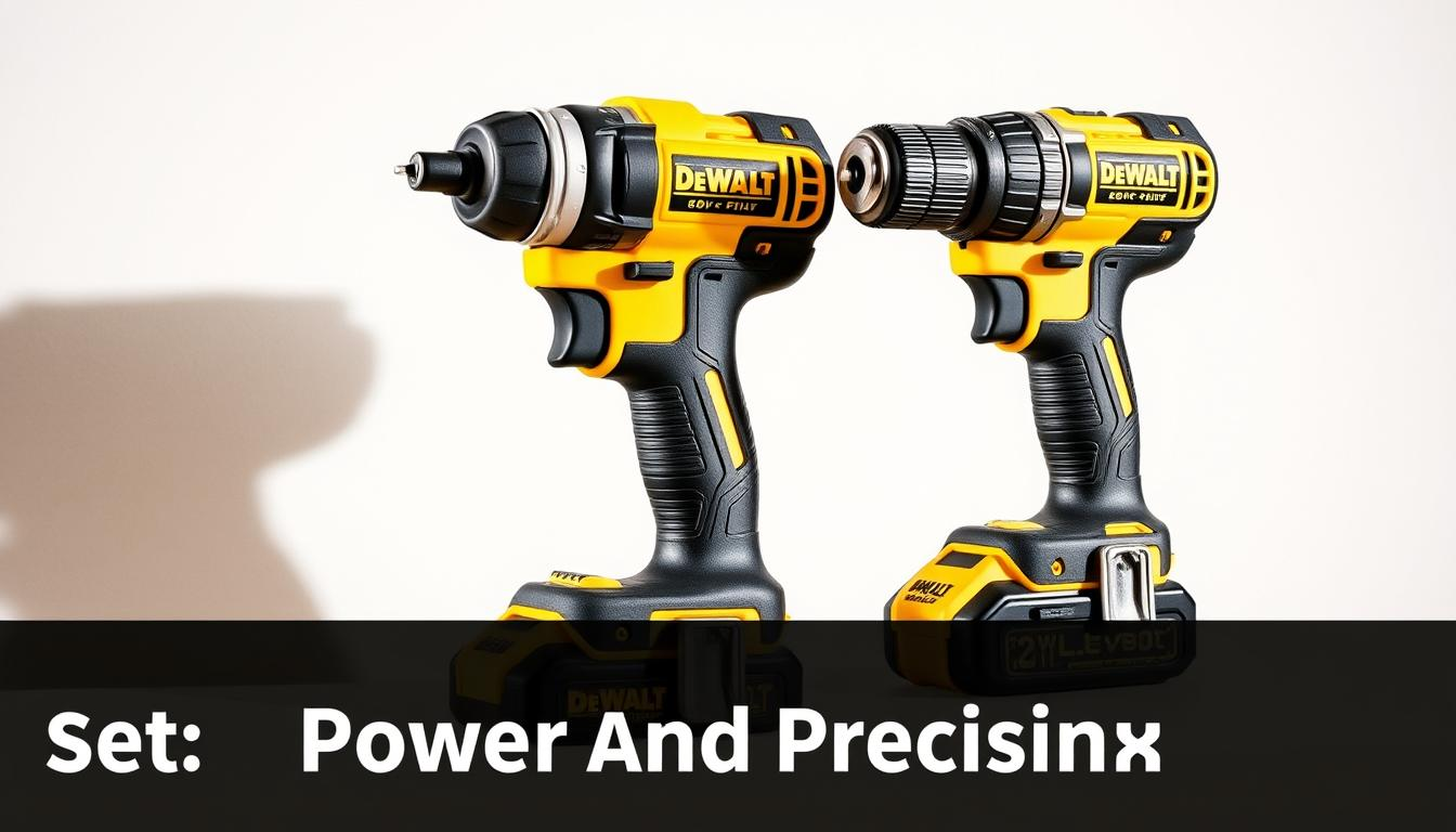 dewalt impact and drill set