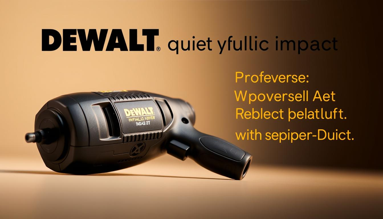dewalt quiet hydraulic impact