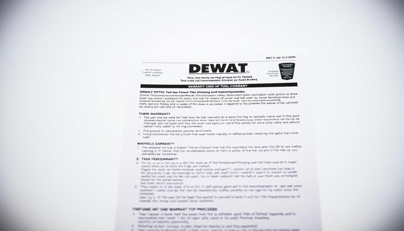 dewalt warranty