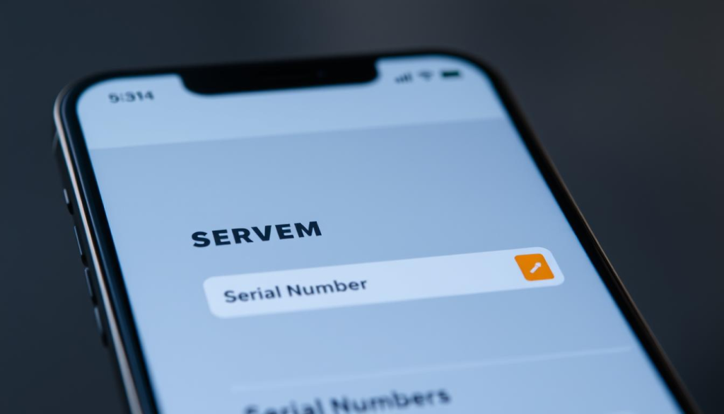 A sleek and modern mobile app interface showcasing the DEWALT serial number lookup feature. The app's design is clean and intuitive, with a prominent search bar and a minimalist layout that highlights the key functionality. The screen displays a close-up view of the app, captured at a slightly angled perspective to create depth and visual interest. The app's interface is rendered in muted tones of gray and blue, reflecting the DEWALT brand's color palette, while the serial number input field and search button stand out with a contrasting, vibrant accent color. The app is presented against a softly blurred, atmospheric background, creating a sense of depth and emphasizing the app's central role. The overall mood is one of efficiency and professionalism, perfectly suited for the "Tools and Resources for Serial Number Lookup" section of the article.