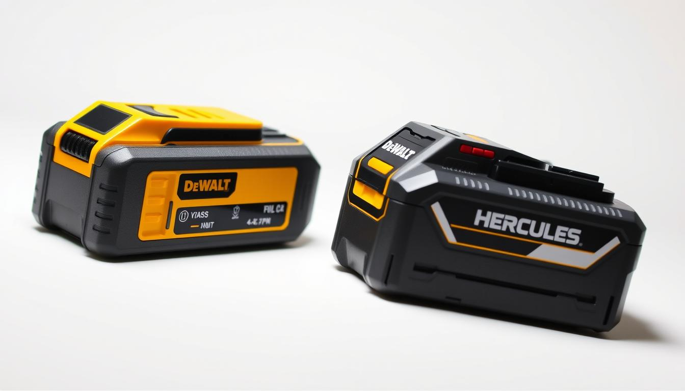 are dewalt and hercules batteries interchangeable