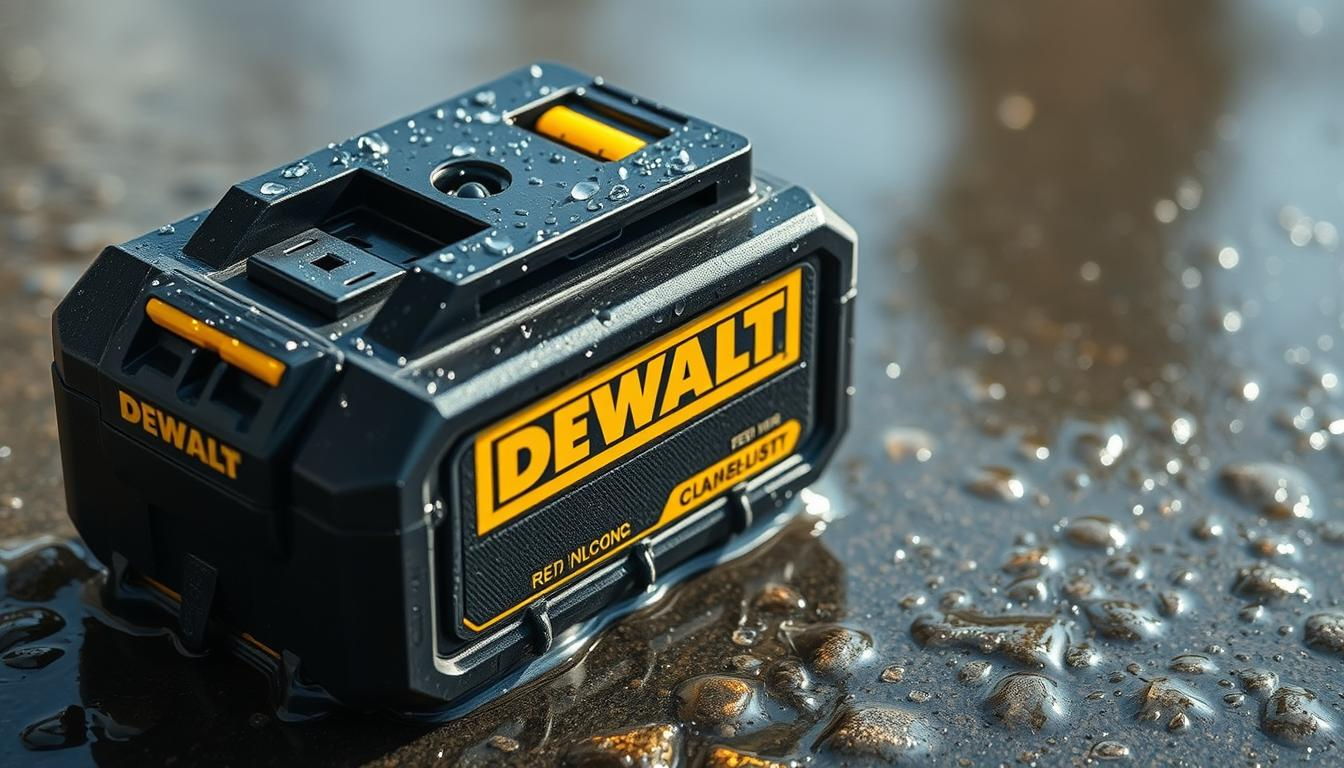 can dewalt batteries get wet