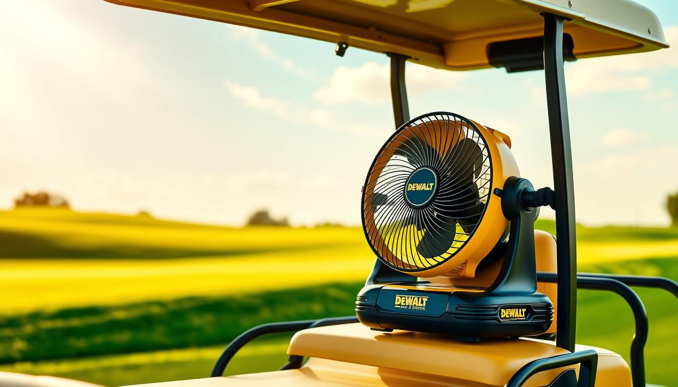 dewalt golf cart fan