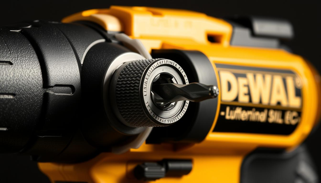 dewalt how to put in drill bit