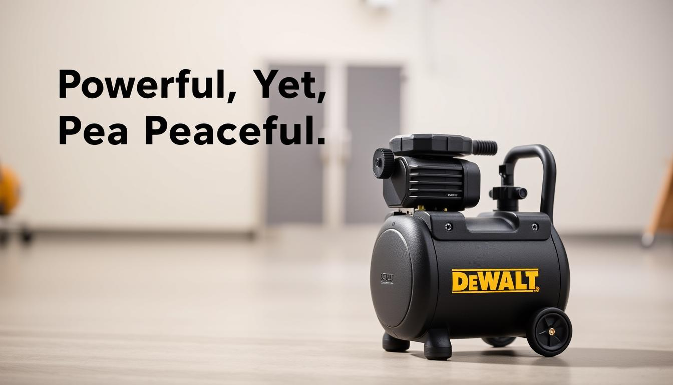 dewalt quiet air compressor