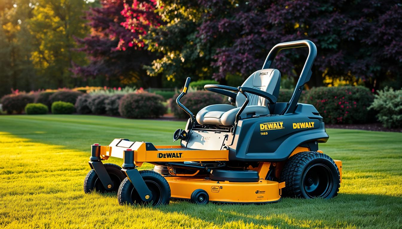 dewalt zero turn lawn mower