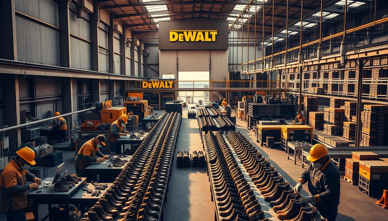 who makes dewalt boots