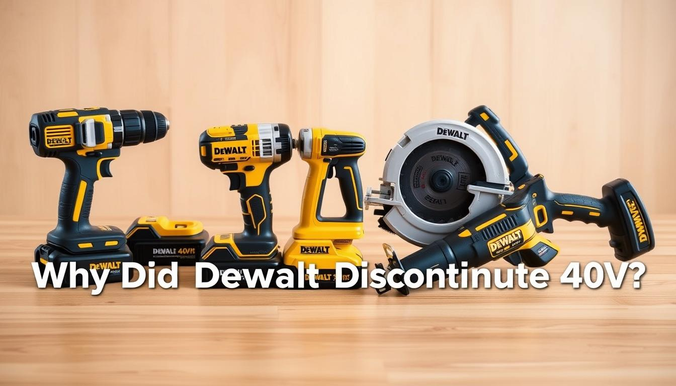 why did dewalt discontinue 40v